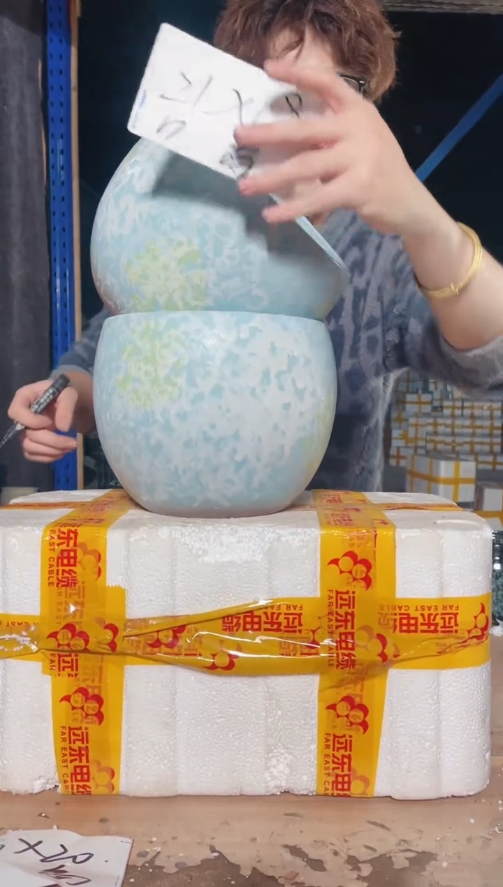 紫砂花盆宜兴紫砂粗陶花盆21-19