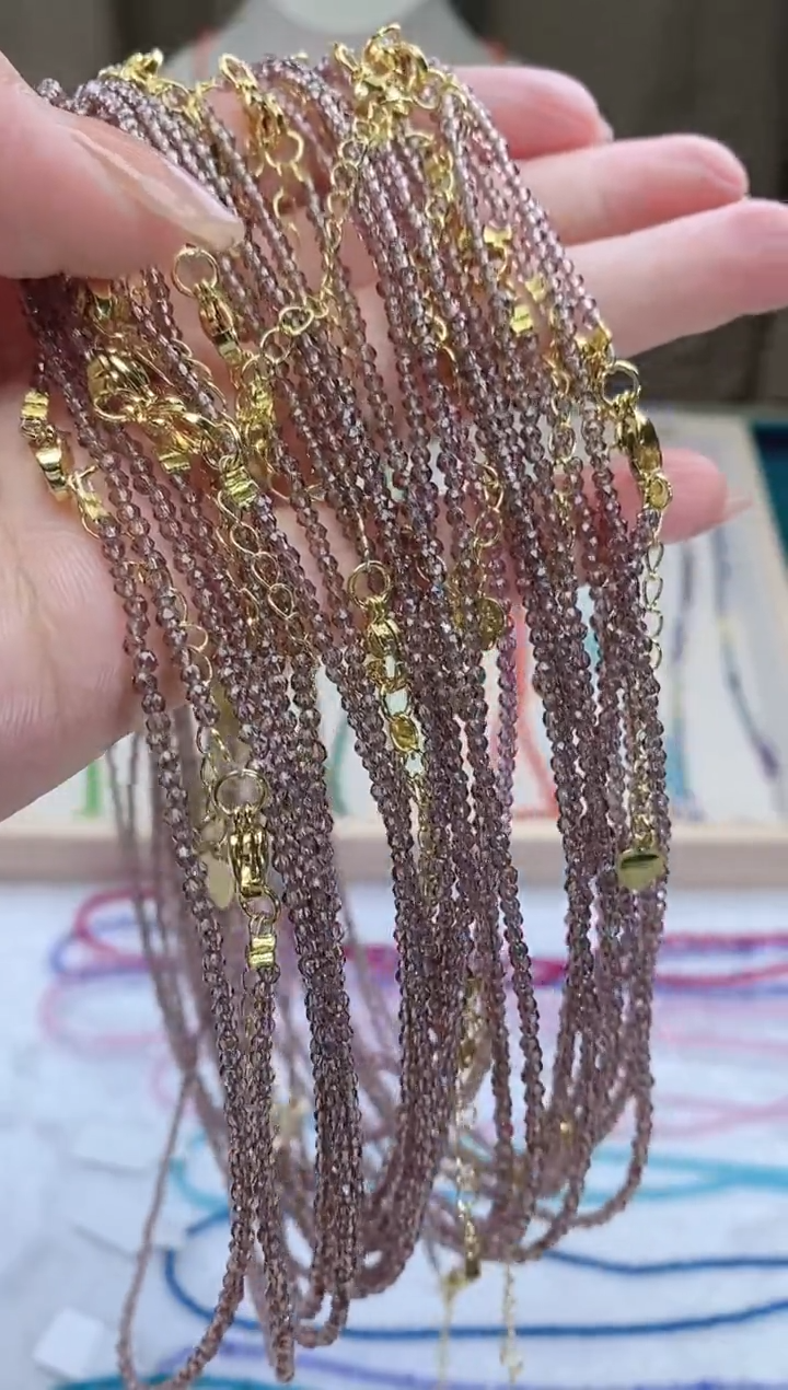 【闪购商品】尖晶石项链14K金镶嵌诗颜甄选珠宝SYZB16