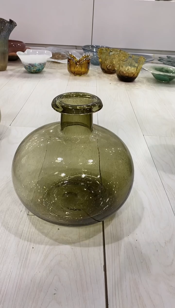 慕忆家手作琉璃花瓶