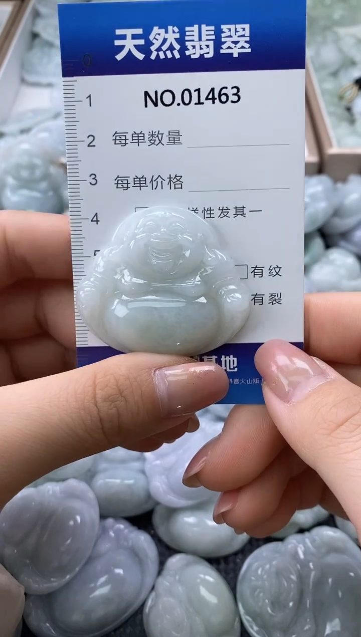 颈饰未镶嵌翡翠天然缅甸翡翠01463