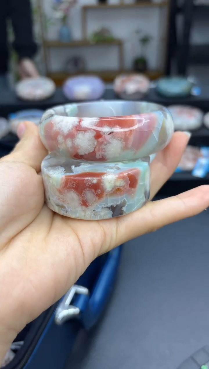 【闪购商品】石英质玉手镯未镶嵌A67(58圈赠送镯心)