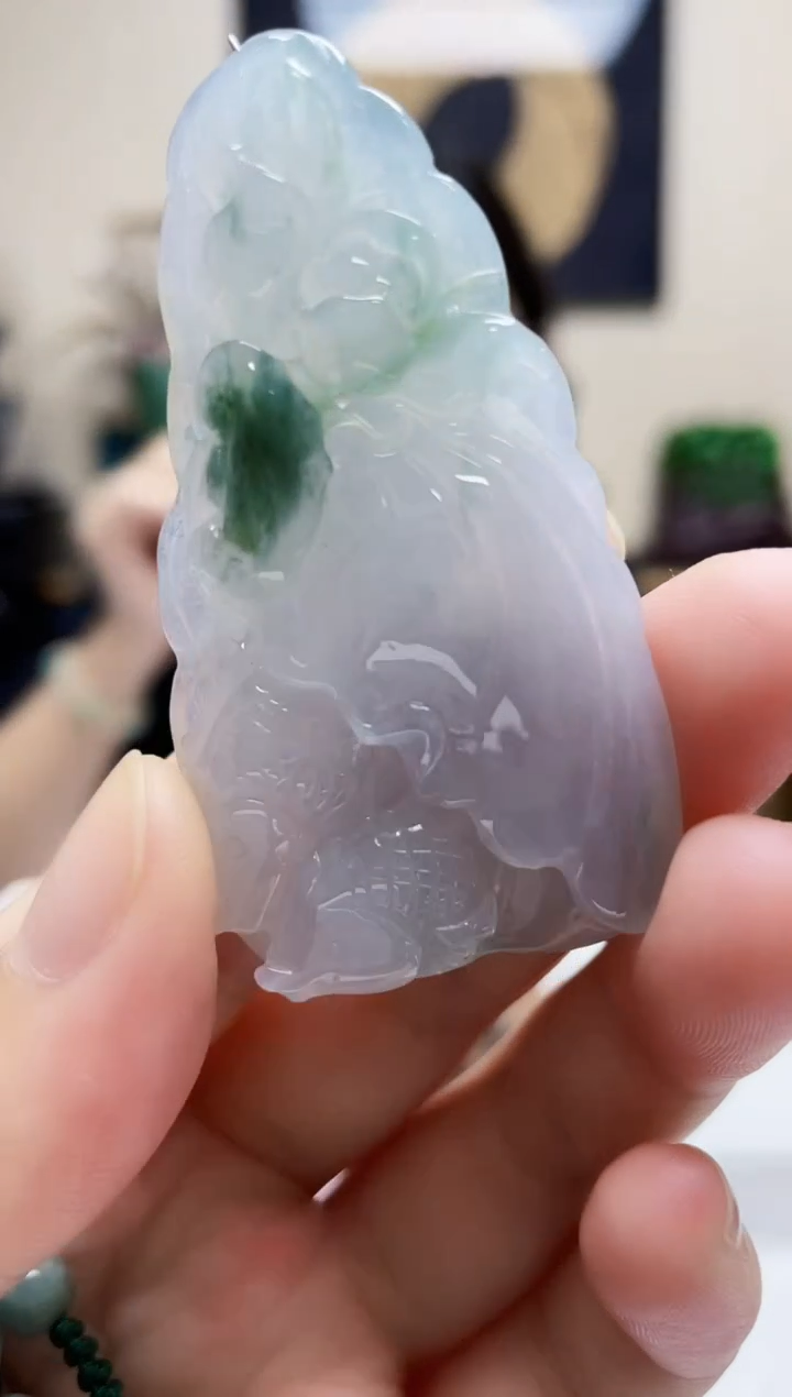 未镶嵌定制翡翠吊坠78