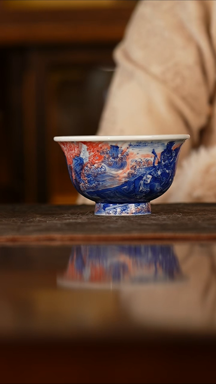 瓷瓷姑娘燕鸿开物火烧赤壁压手杯