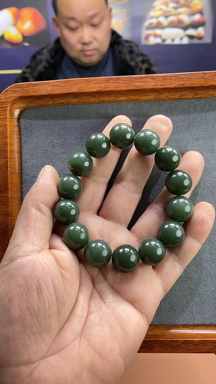 【闪购商品】和田玉（青玉）手串未镶嵌精品和田玉手串
