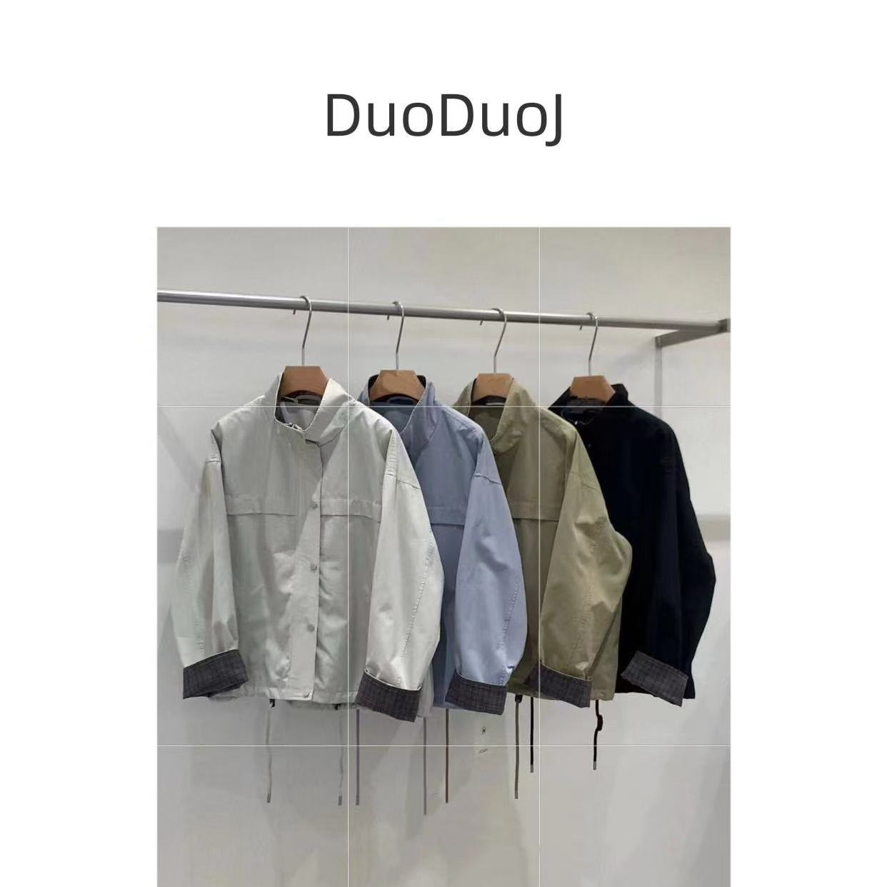 【DuoDuoJ】【86001外套】春款韩版休闲潮流防风日系外套户外