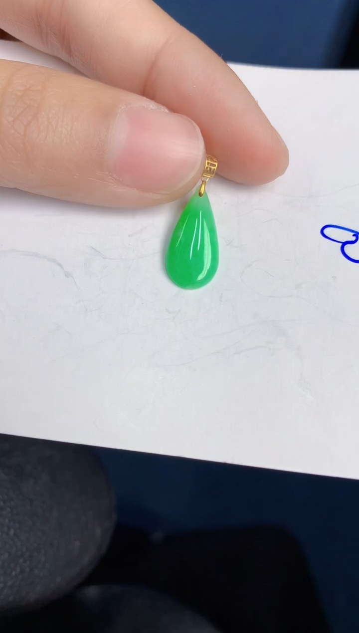 【闪购商品】翡翠颈饰18K金镶嵌00000000000