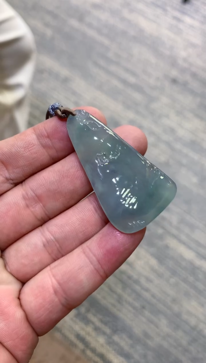 颈饰未镶嵌翡翠天然A货翡翠