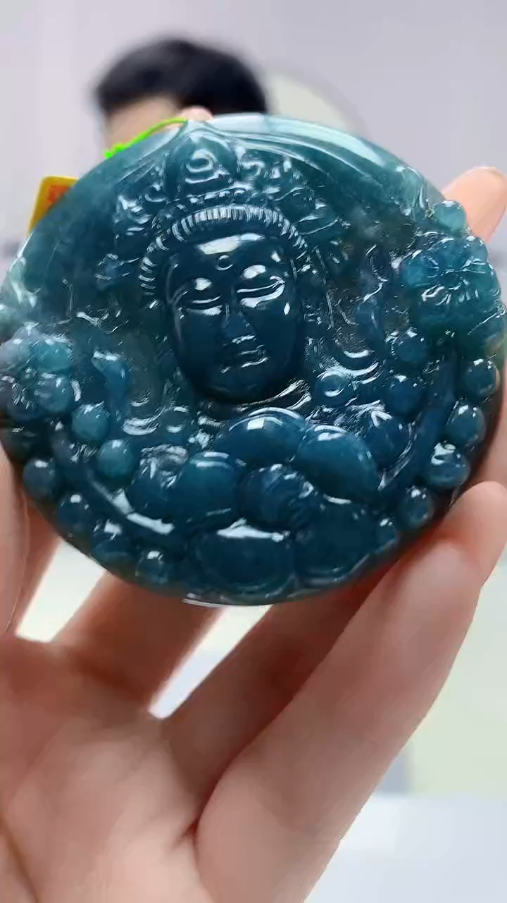 【闪购商品】定制翡翠未镶嵌5153DD-毛货挂件147