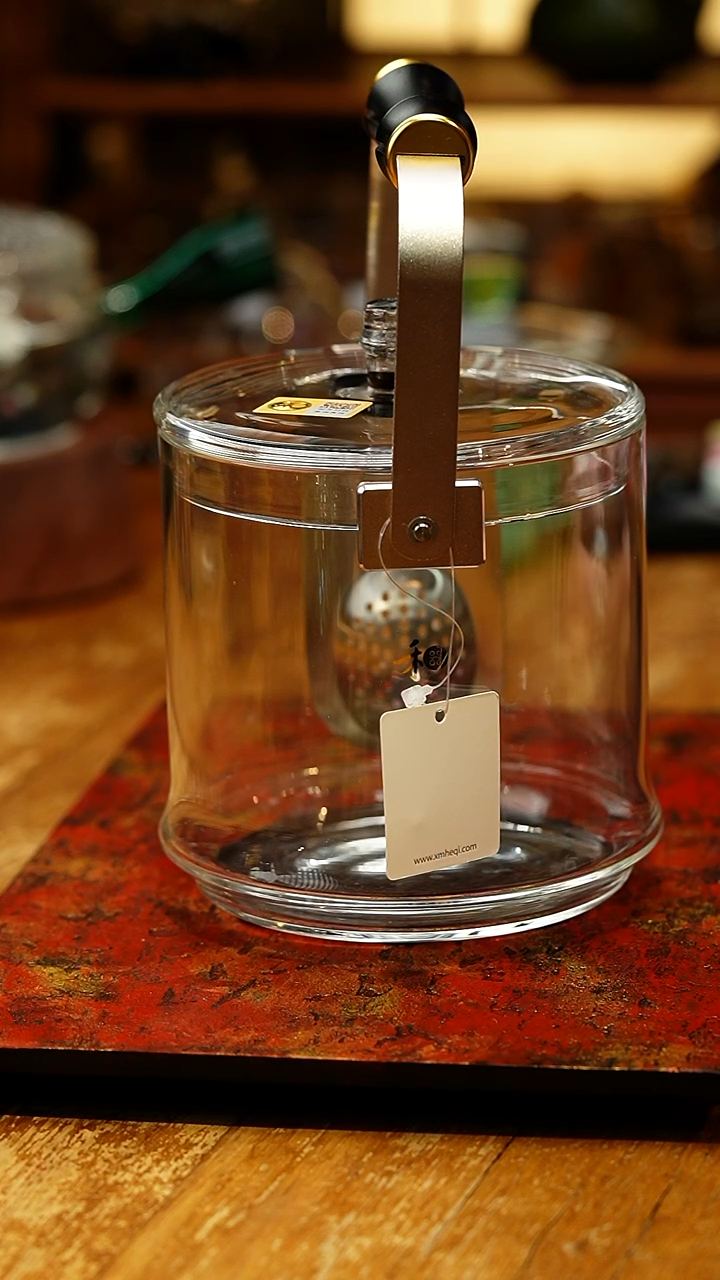 【闪购商品】禾器/透明君若壶/滤片款/紫光檀把