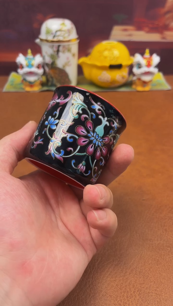 陶瓷茶具摆件旅行套组