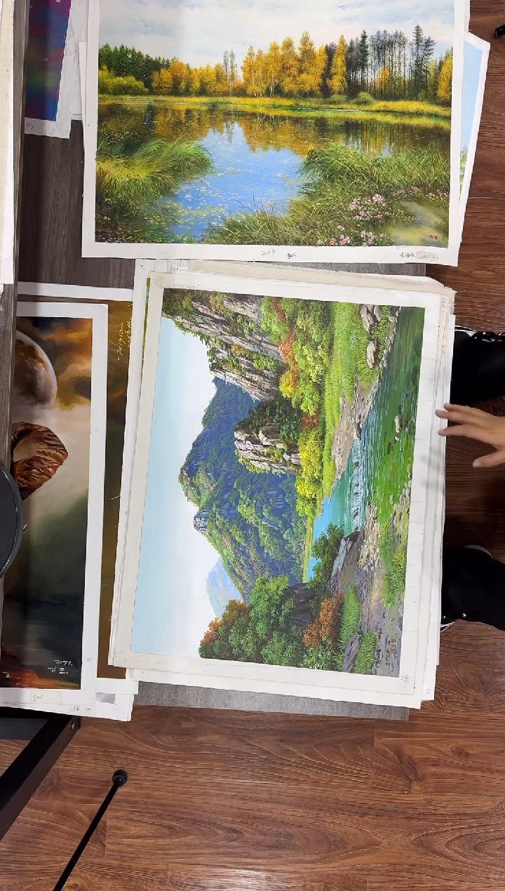 油画【21号】朝鲜原创手绘油画【功勋Ⅰ级画家丨孤品佳作丨顺丰包邮】