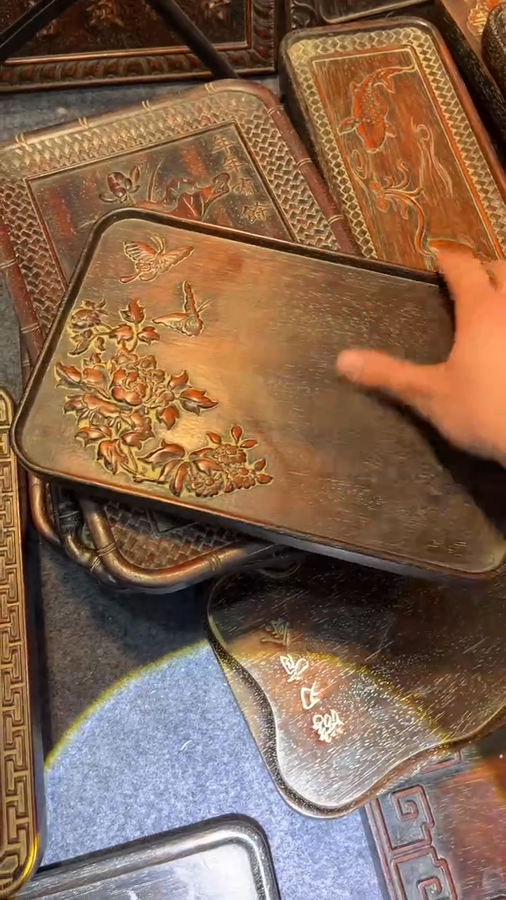 【闪购商品】非洲紫檀（红花梨）赏盘