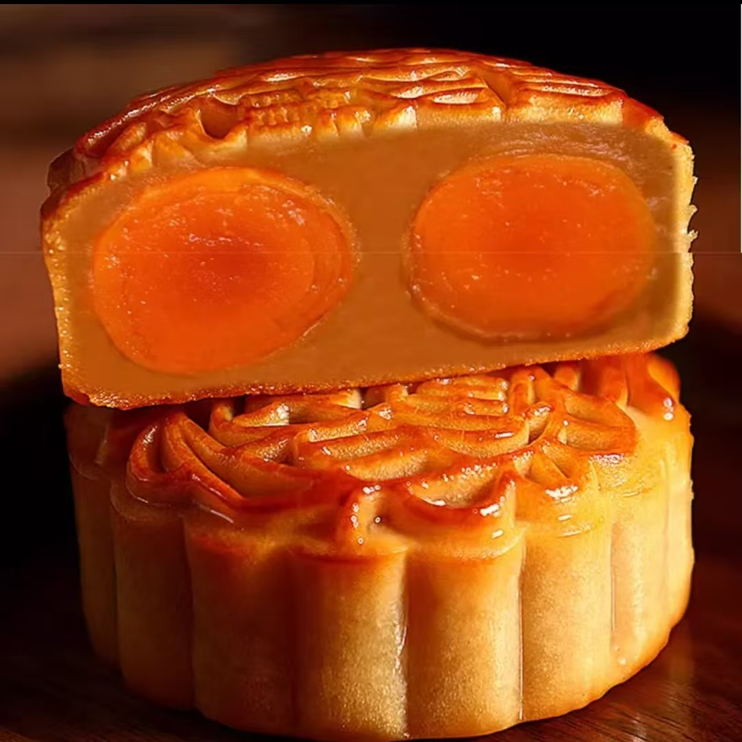 华香园广式双黄连蓉月饼