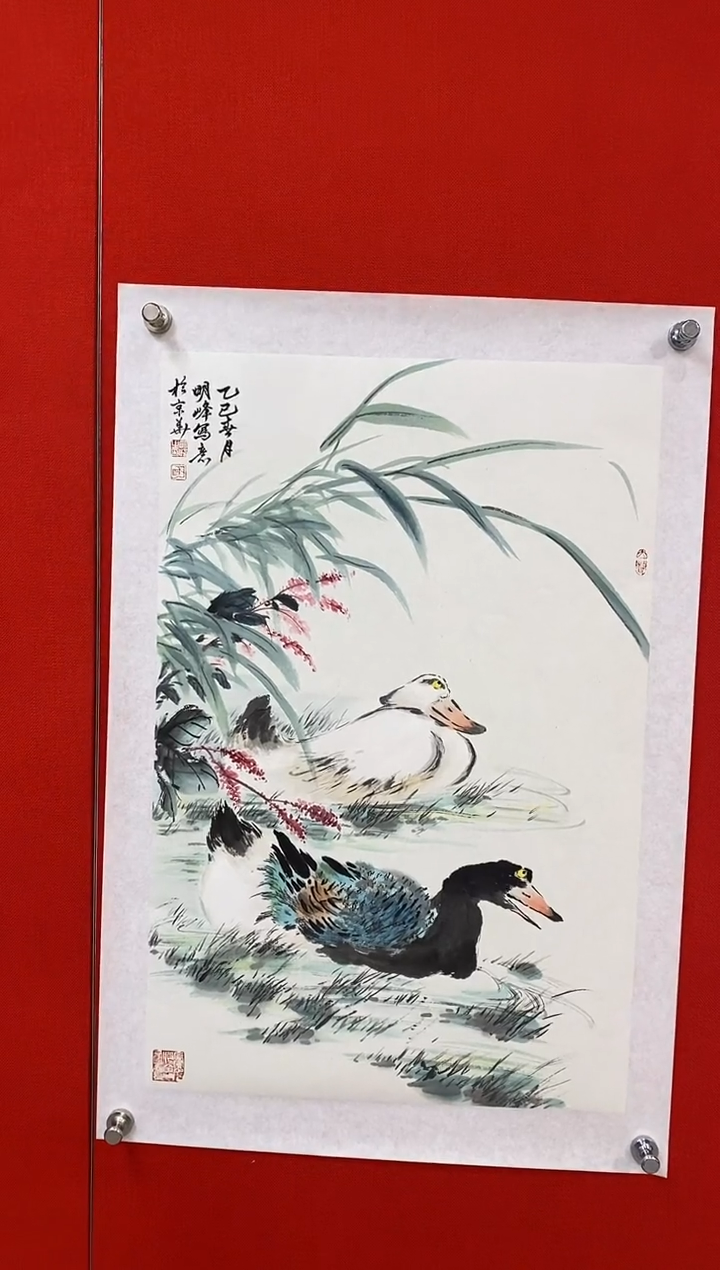 国画菩*子明老师国画作品