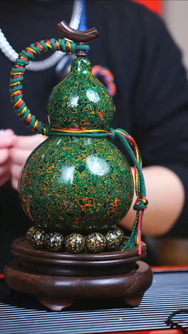 【闪购商品】JD032元宵节臻选非遗大漆酒葫芦