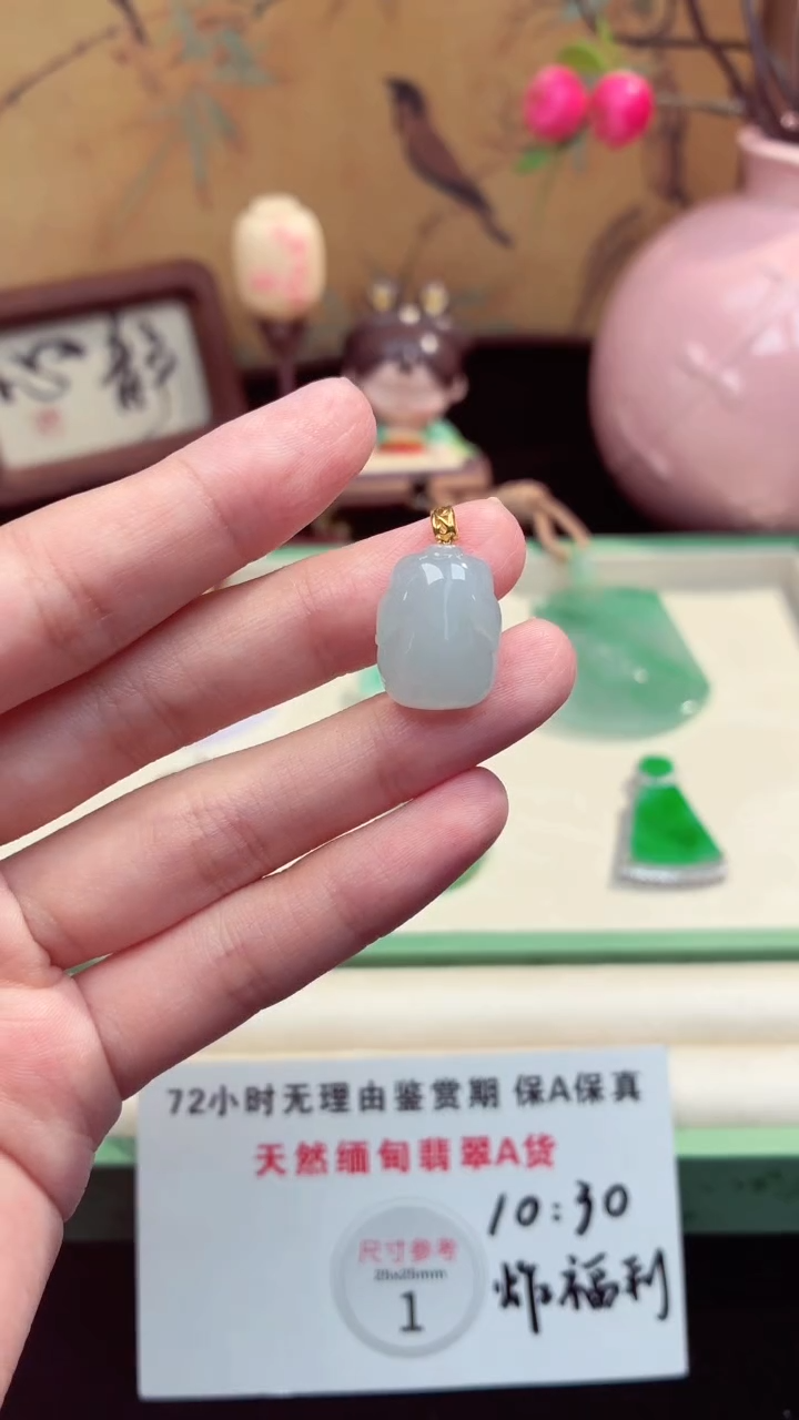 吊坠(赠链)未镶嵌翡翠翡翠吊坠27