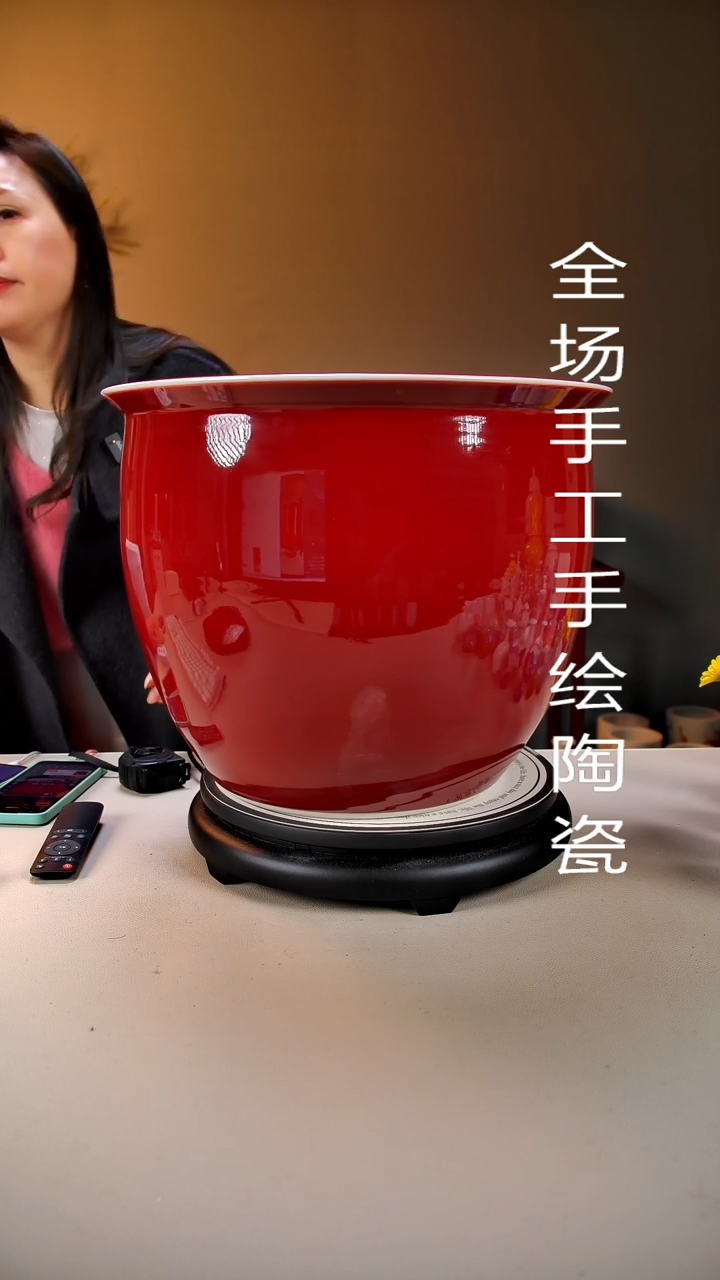 摆件陶景德镇手绘陶瓷31