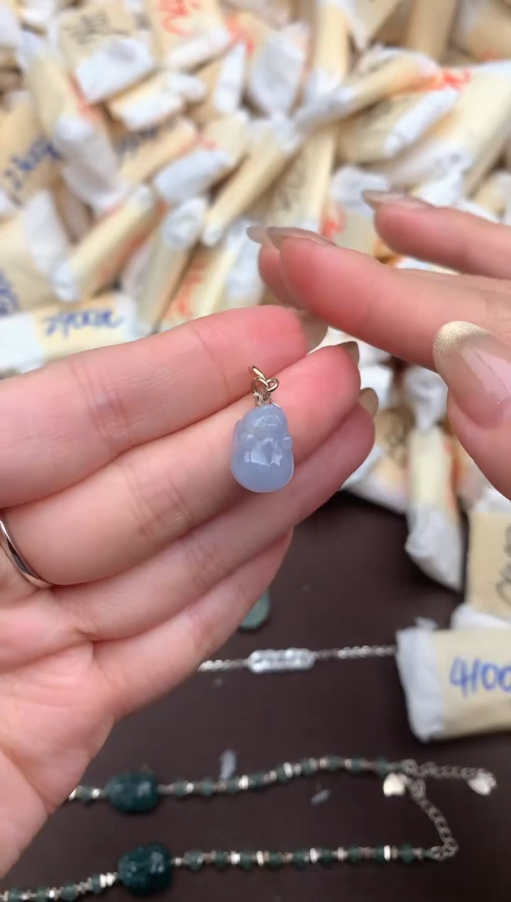 【闪购商品】翡翠挂件银S925镶嵌    一