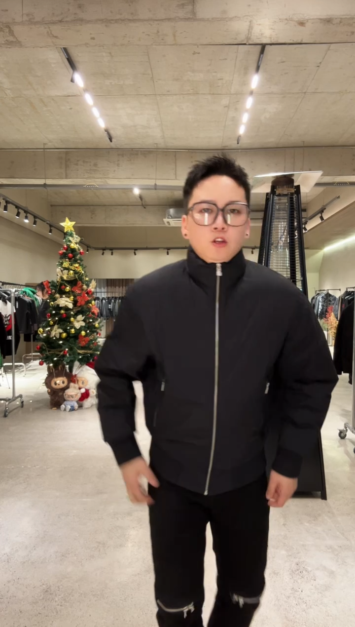 54码（155-170斤）鹅绒拼皮夹克