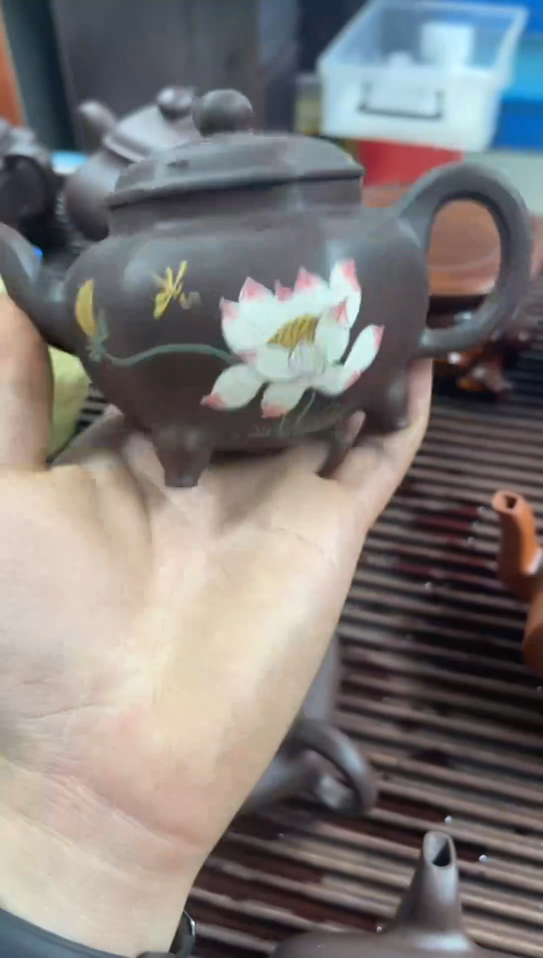 茶壶紫砂无***飞泥绘大兵