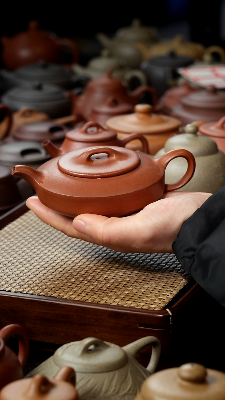 【闪购商品】紫砂茶壶扁石666666666147