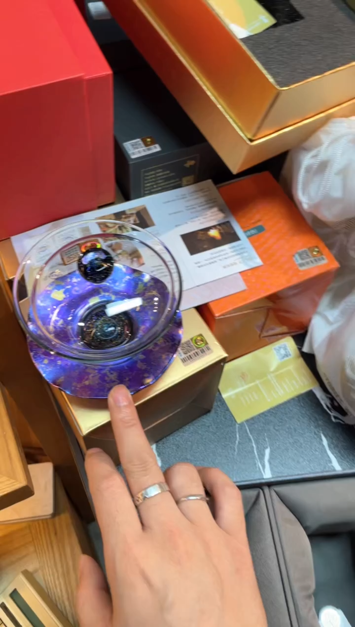 斑斓曜宸盖碗         