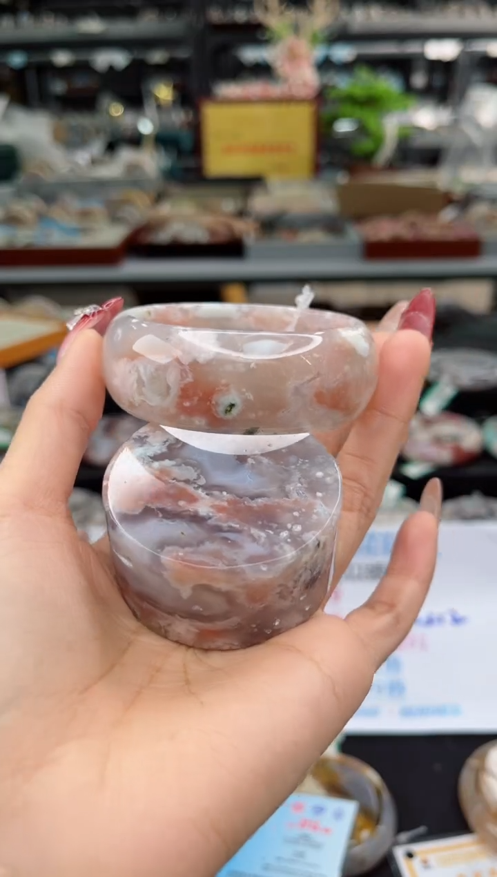 【闪购商品】石英质玉手镯未镶嵌55圈口（赠品镯心）6821036