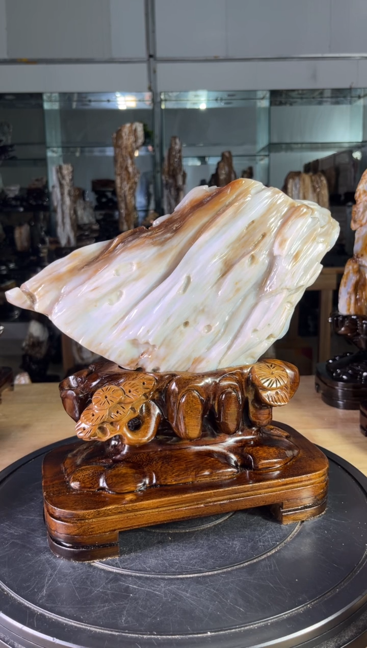 【闪购商品】硅化玉珠宝奇石未镶嵌1