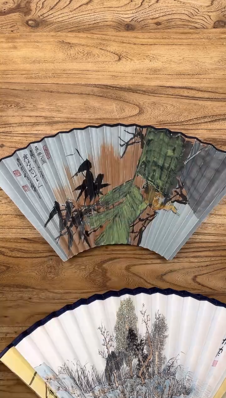 【闪购商品】扇子18方泽黎长物宣纸扇面