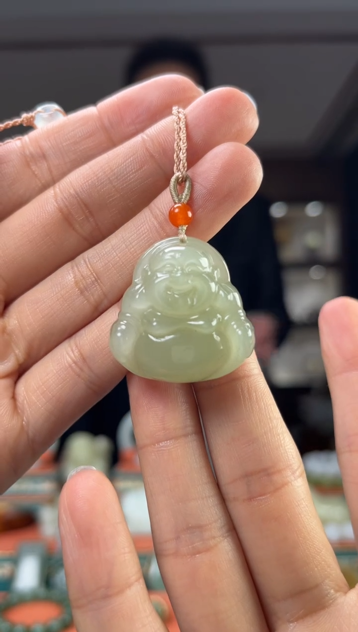 【闪购商品】和田玉颈饰未镶嵌佩佩30mm左右