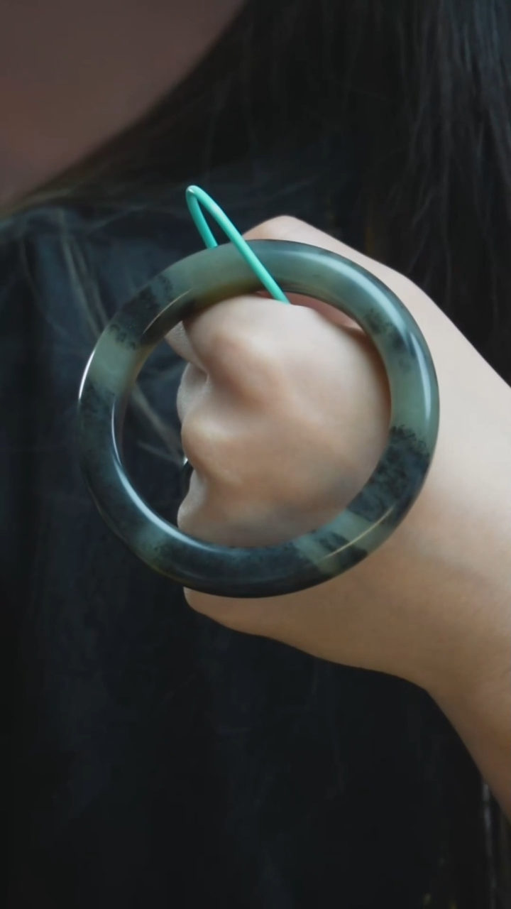 未镶嵌手镯和田玉麦*子D15