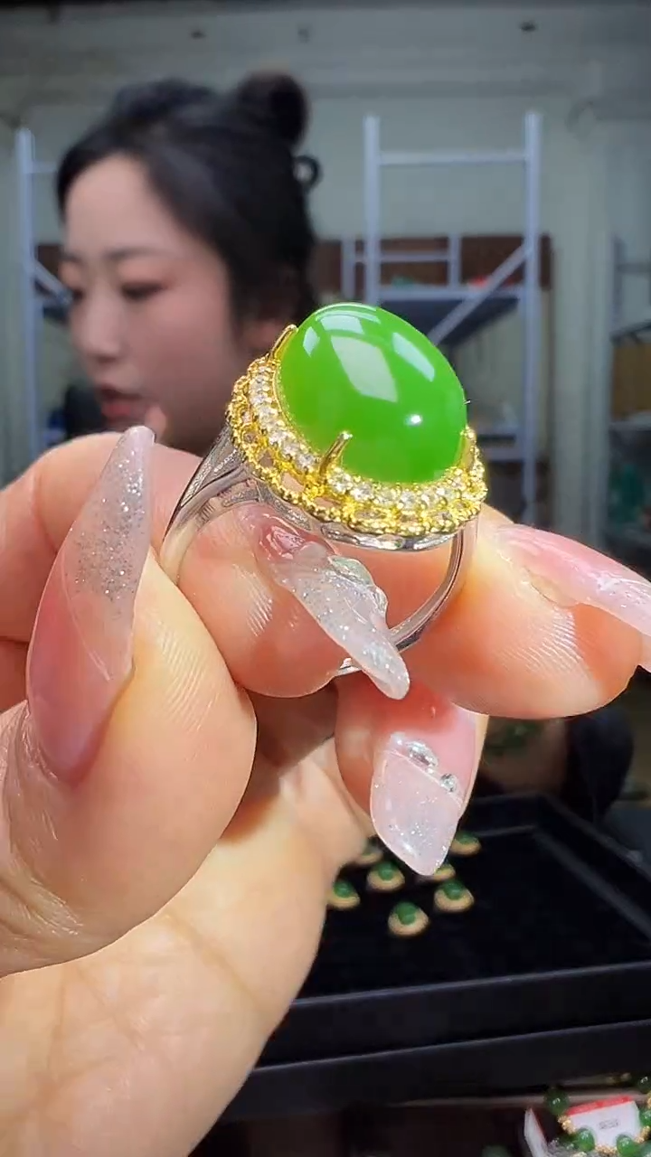 颈饰银S925镶嵌和田玉（多样性发货.发其一)12.11.48