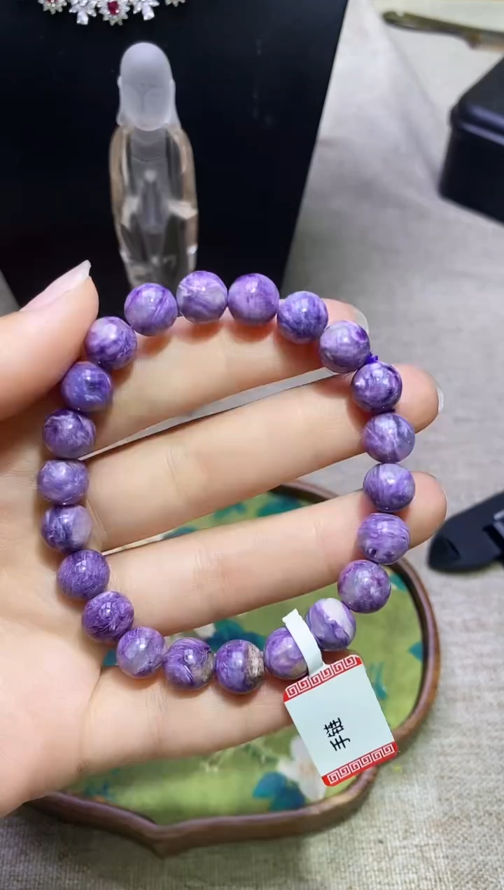 查罗石（紫龙晶）未镶嵌手绳 多样性发一件776