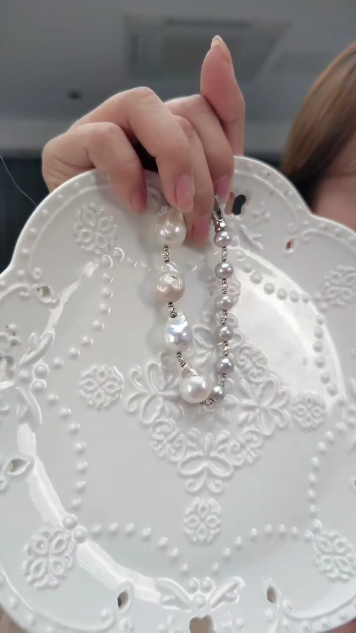 颈饰未镶嵌淡水珍珠0924巴洛克手串