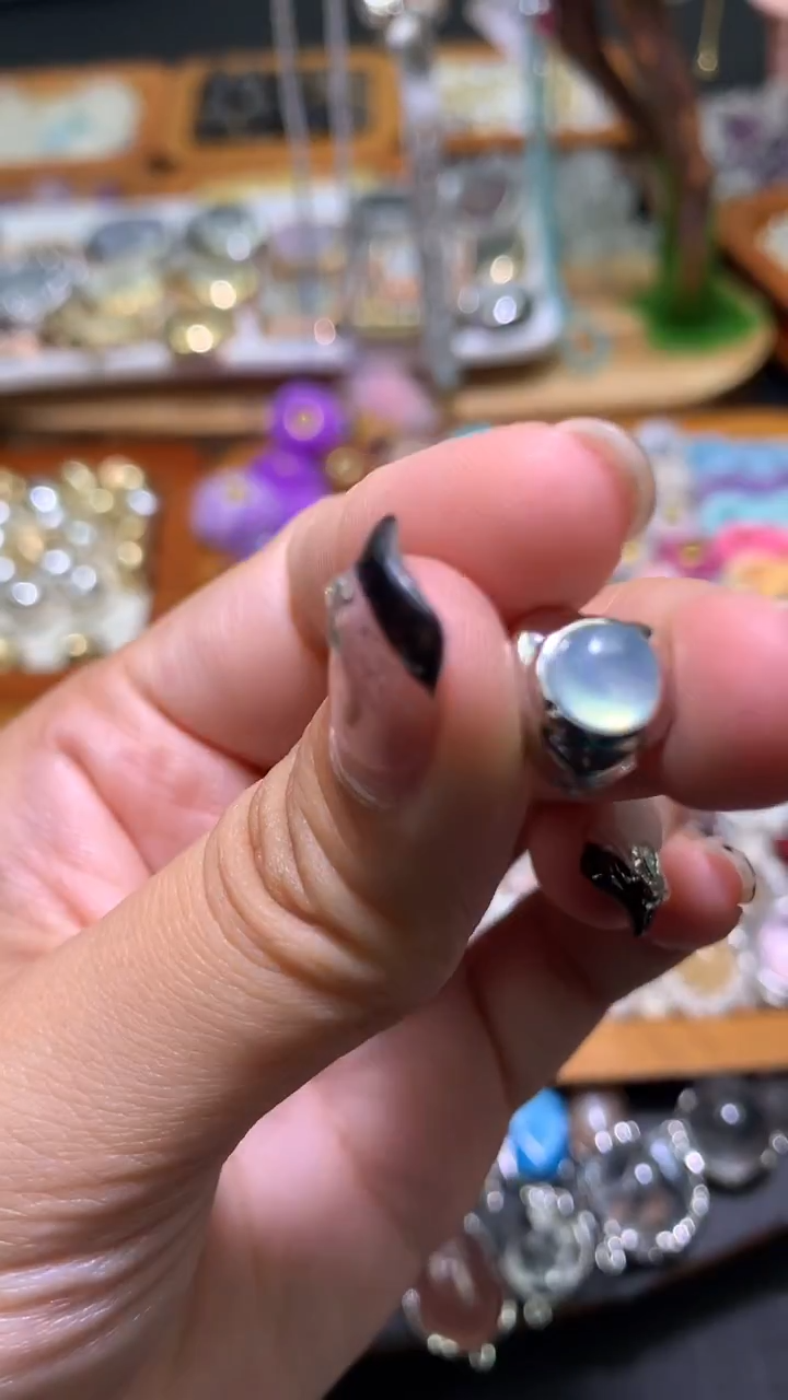 锆石合金海蓝爱心6元1个 