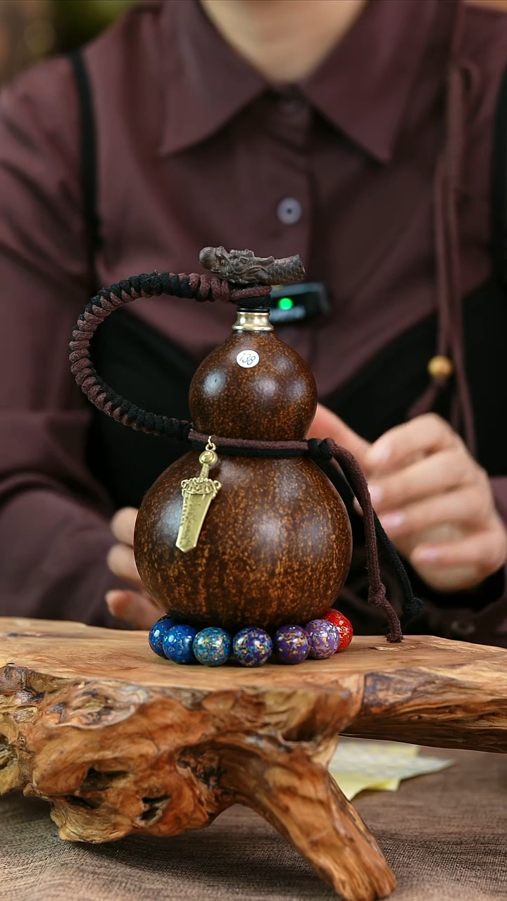 【闪购商品】138—光岳葫天然大漆酒葫芦不含漆珠