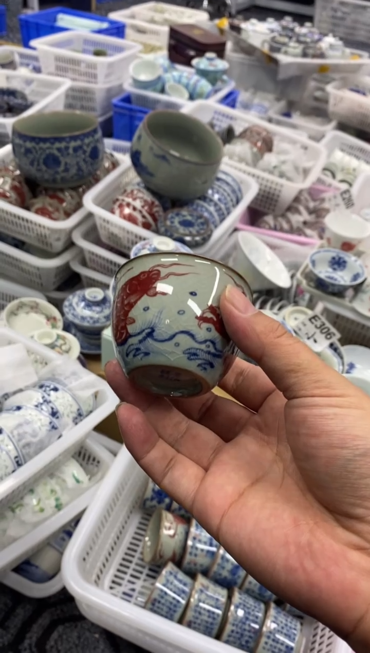 摆件陶景德陶瓷茶具容量约50