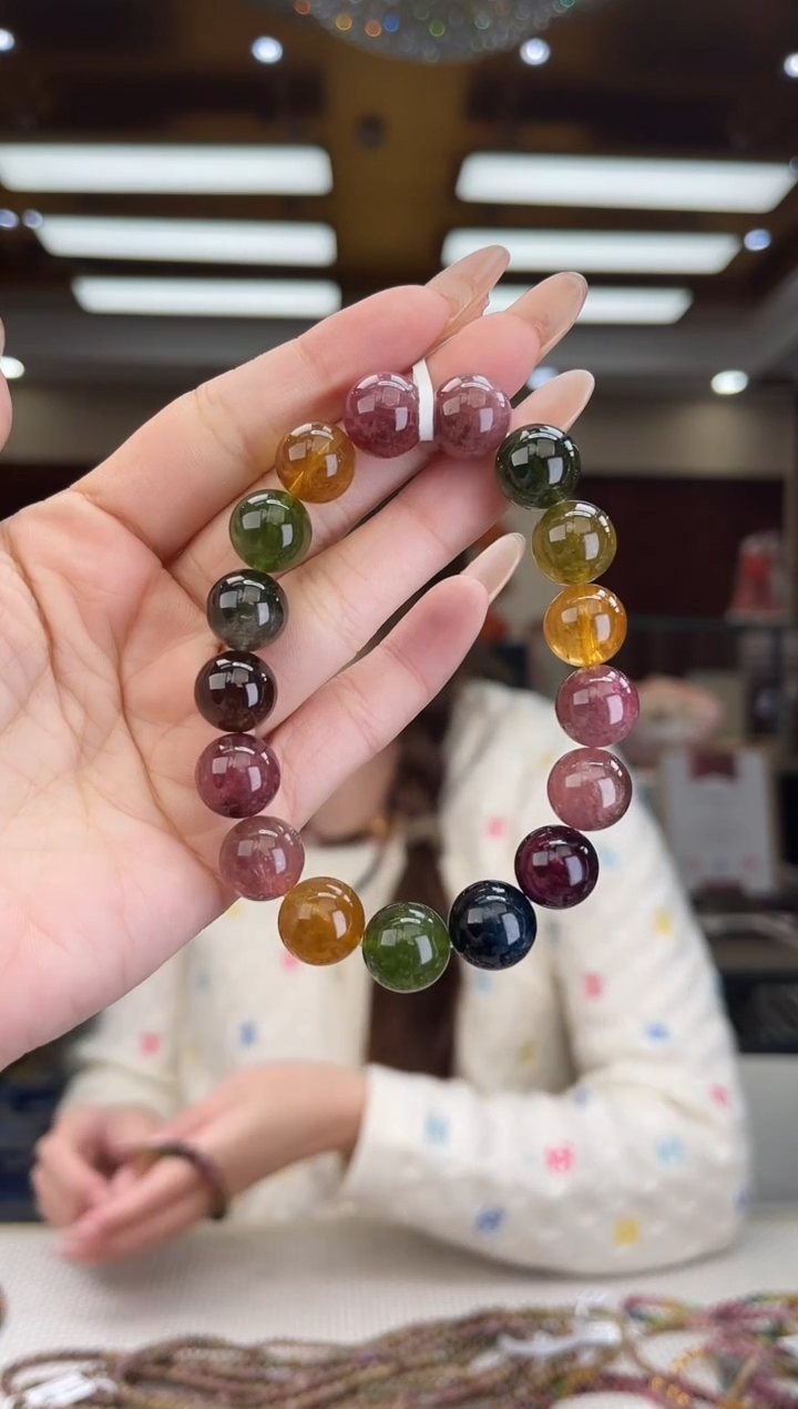 【闪购商品】碧玺/未镶嵌12mm+碧玺单圈多样性发货27