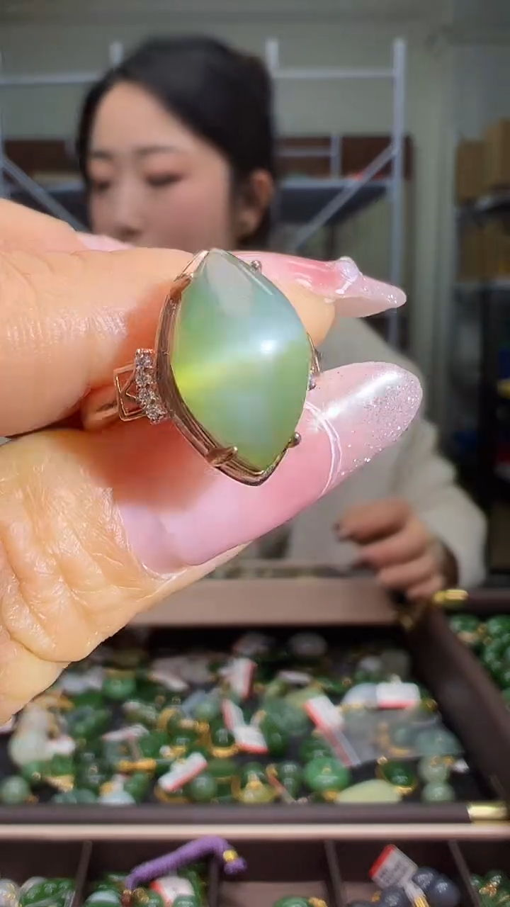 颈饰银S925镶嵌和田玉（多样性发货.发其一)12.25.86