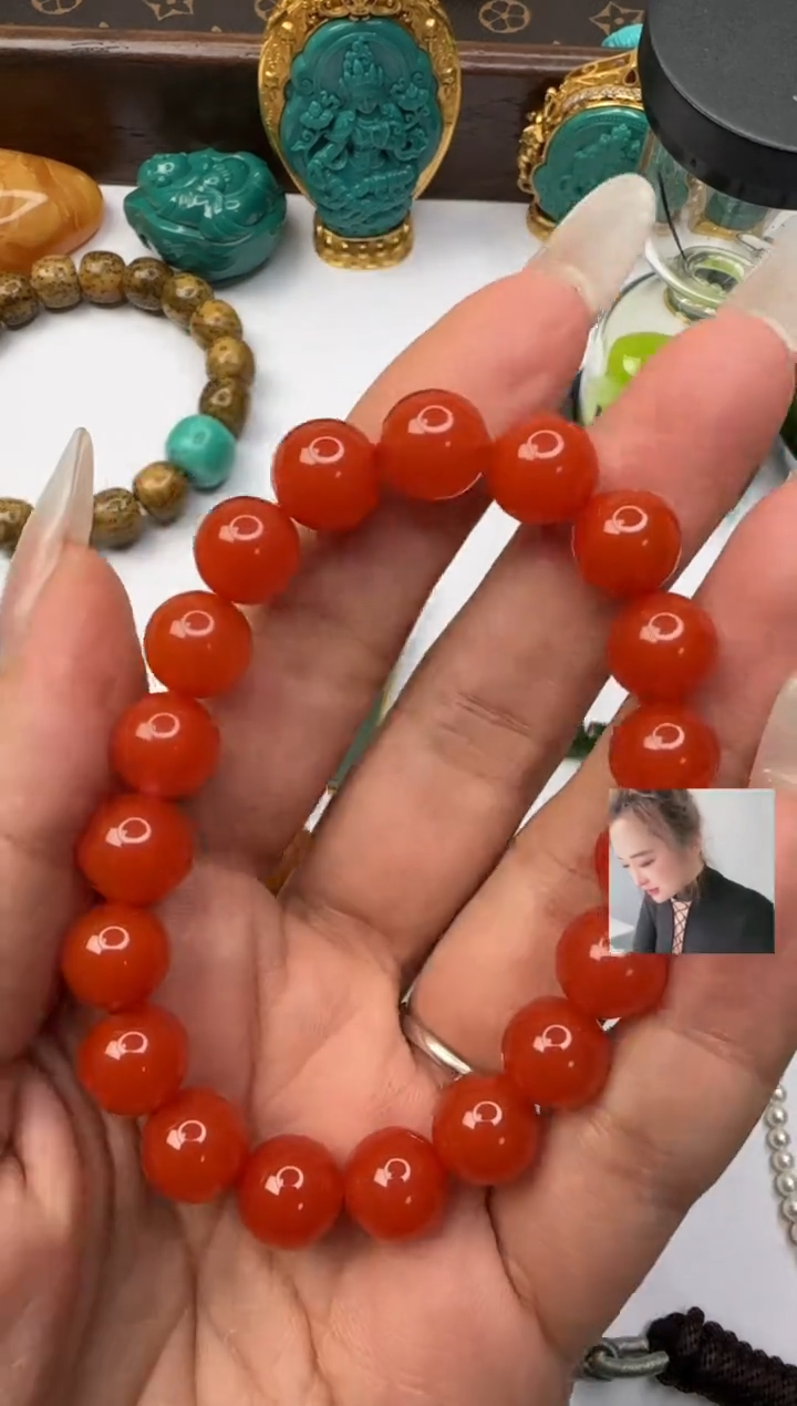 【闪购商品】南红玛瑙手串未镶嵌南红玛瑙手串