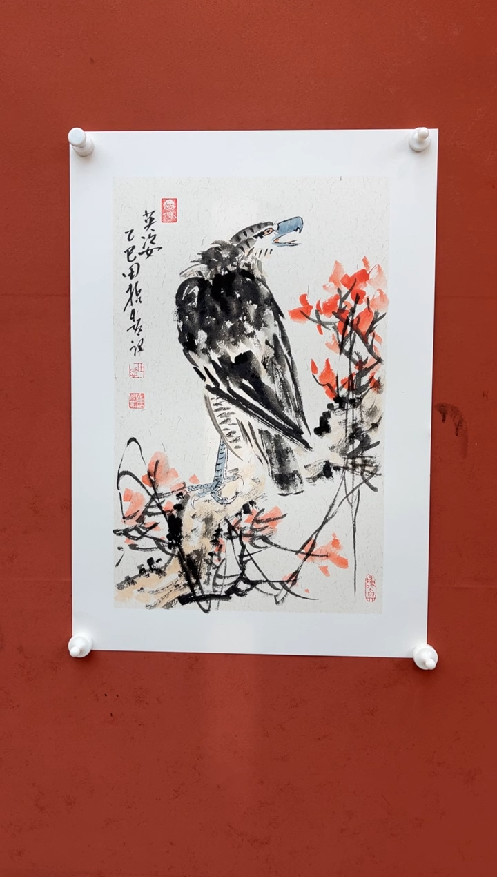 【闪购商品】国画英姿-四尺三开-卡纸
