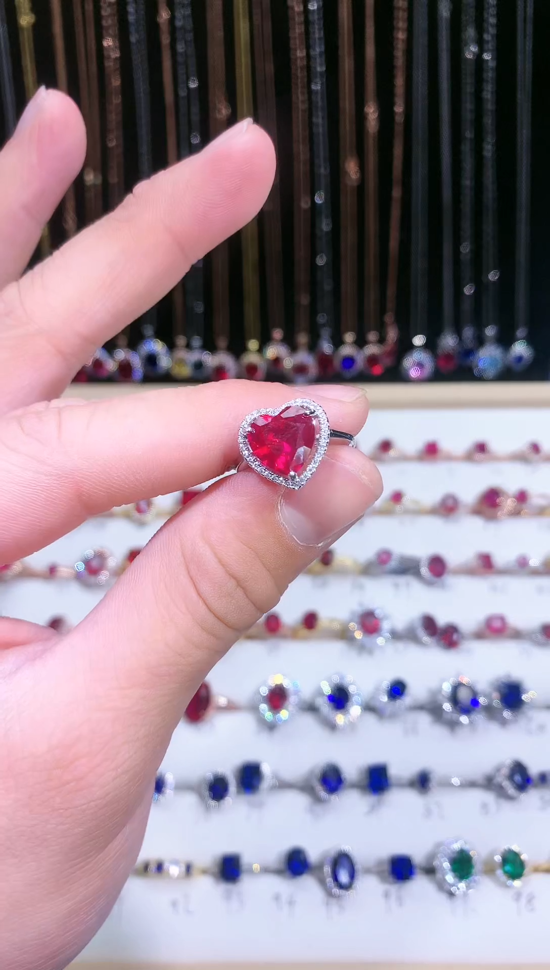 【闪购商品】红宝石戒指银S925镶嵌111