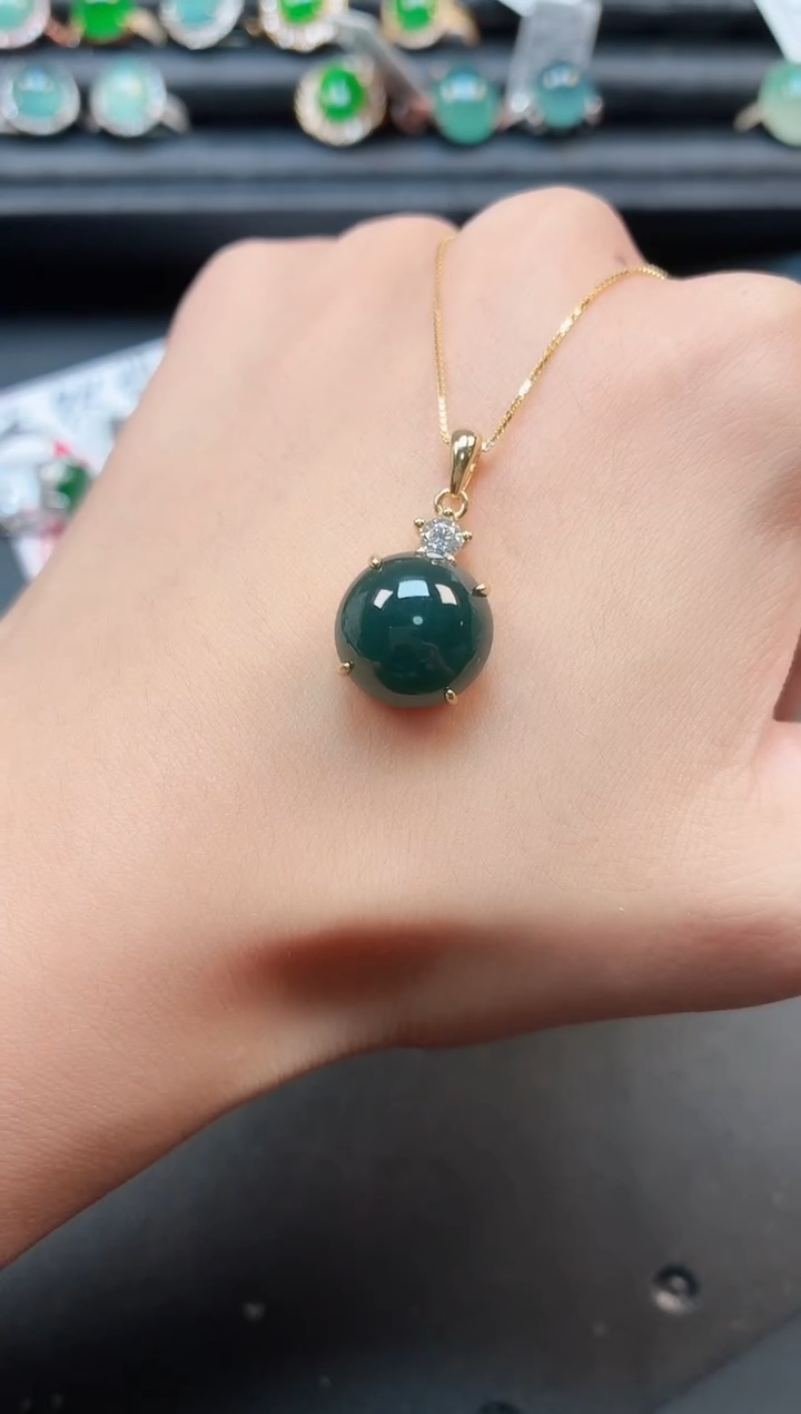 翡翠戒指银S925镶嵌11111