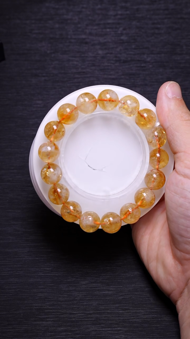 【闪购商品】水晶单圈未镶嵌A0059黄塔晶单圈12mm