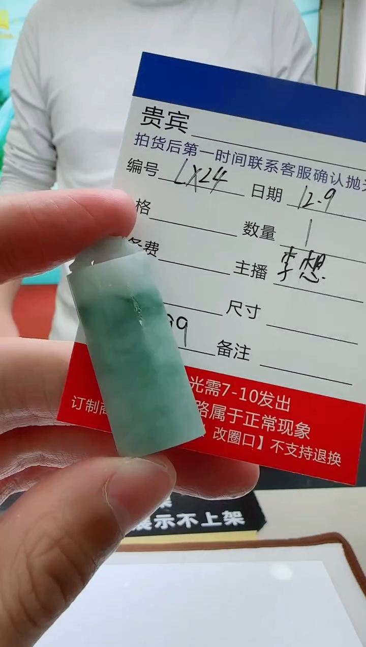 颈饰未镶嵌翡翠LX24翡翠吊坠-多样性发其一