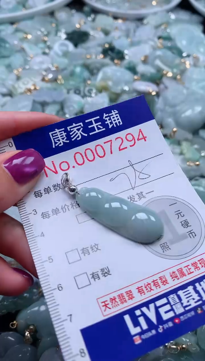 颈饰未镶嵌翡翠7294