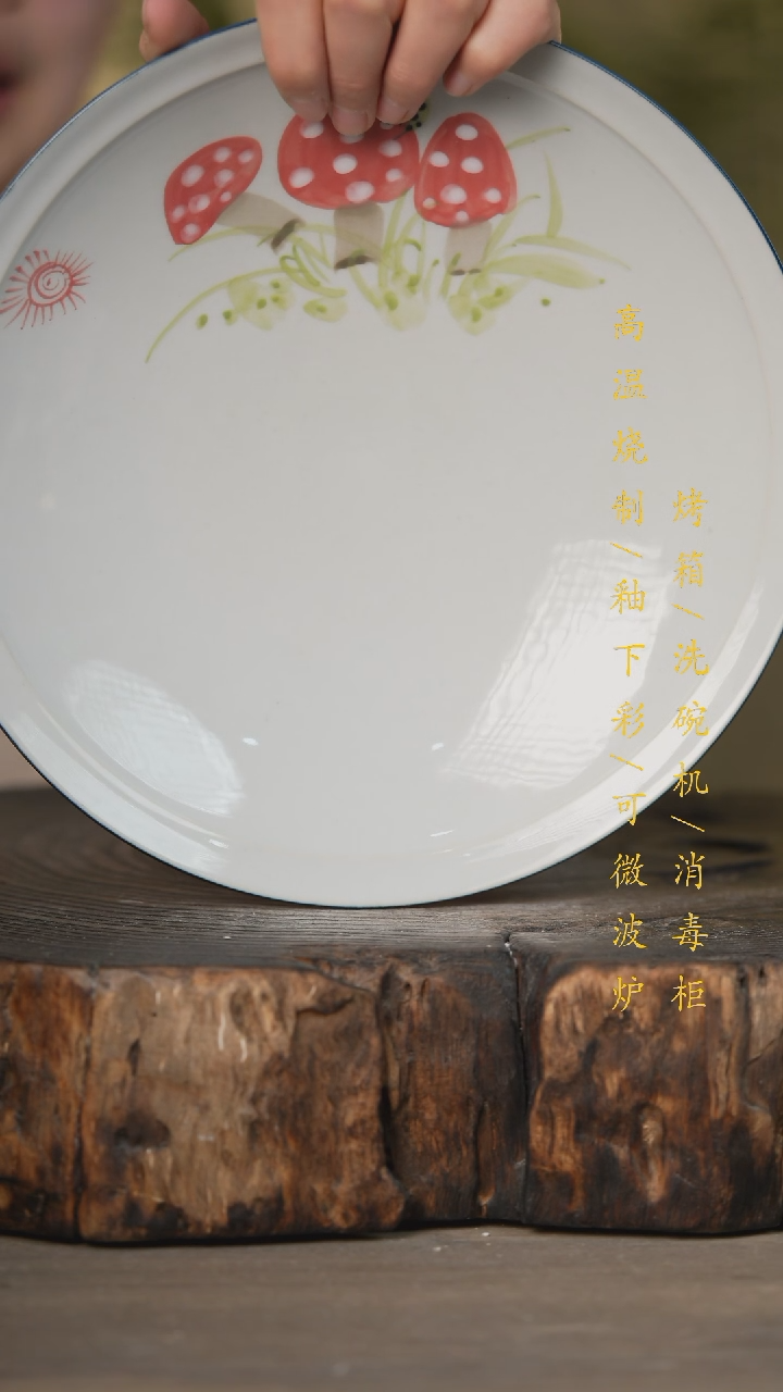 【闪购商品】瓷片景德镇高温釉下彩可微波烤箱洗碗机