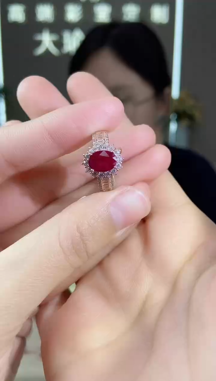 【闪购商品】红宝石手饰银S925镶嵌手饰