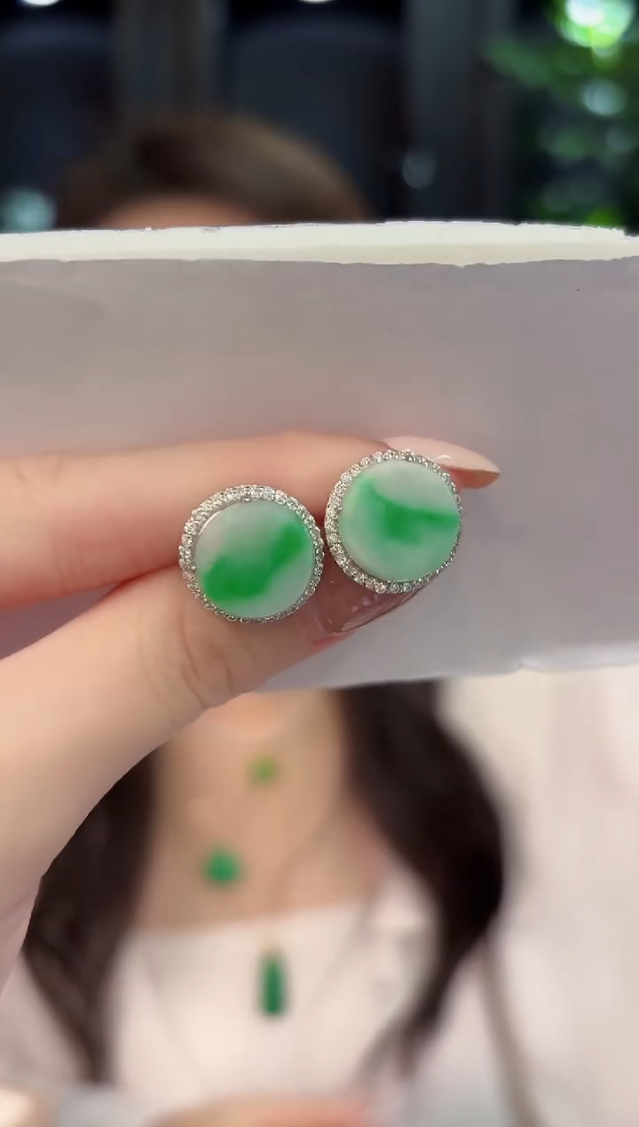 未镶嵌翡翠耳饰缅甸A货/多样性发货/一件