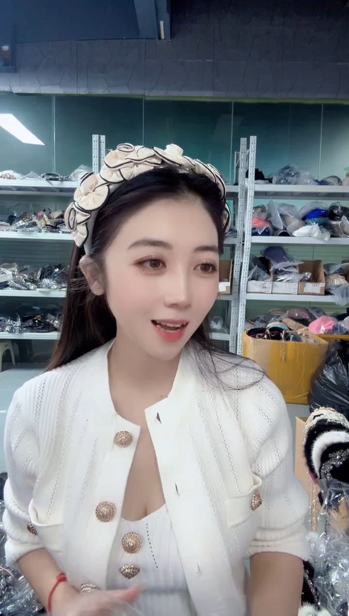 人造彩棉清货发箍47